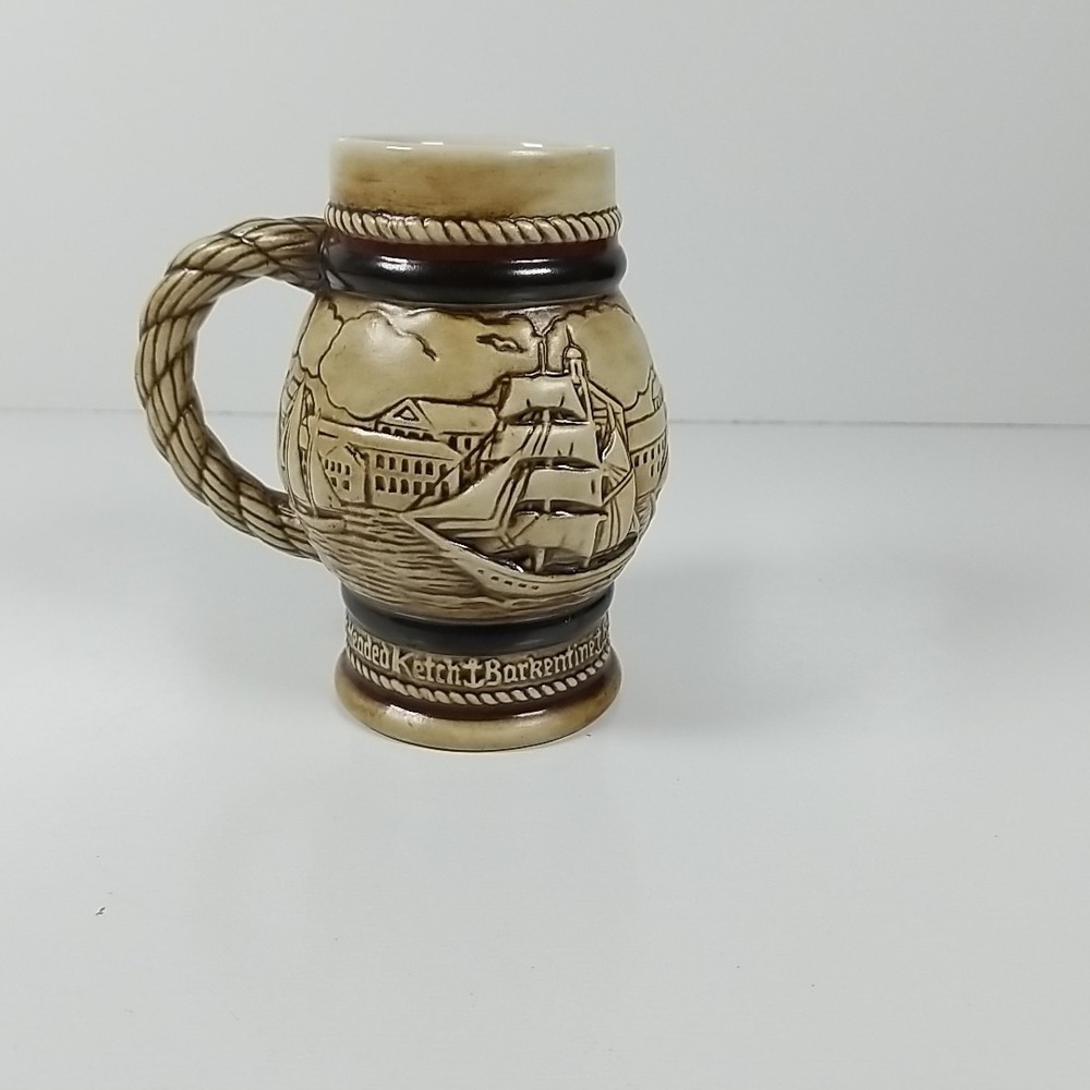Vintage 1982 Avon Mini Beer Stein, Nautical